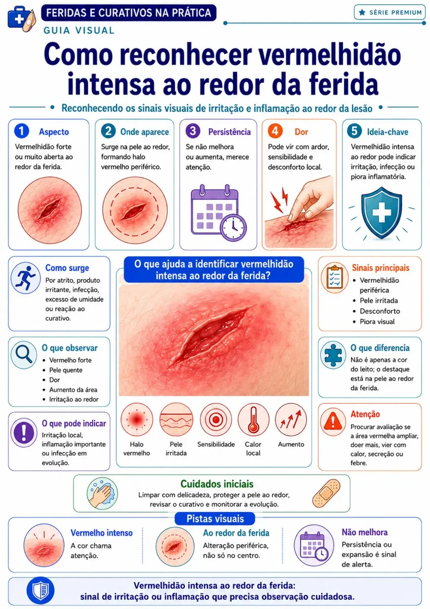 Demonstração do Guia Visual de Feridas e Curativos 1