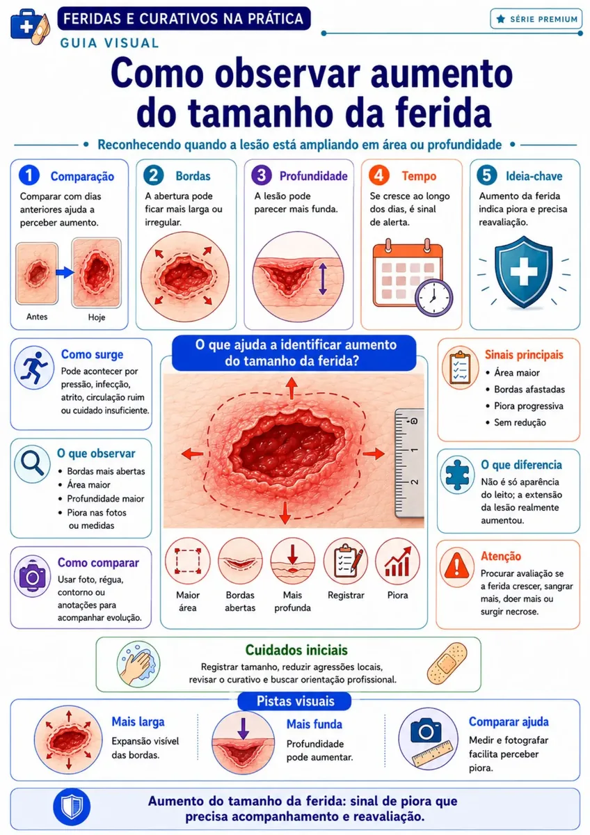 Demonstração do Guia Visual de Feridas e Curativos 5